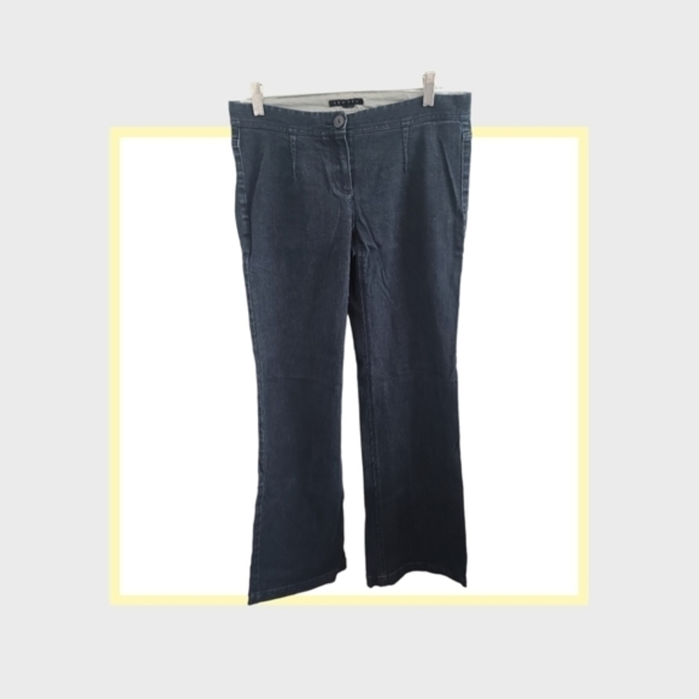 Women's dark wash, bootcut Theory jeans, size‎ 8